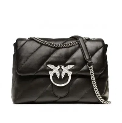 Pinko Black Love Big Puff Shoulder Bag