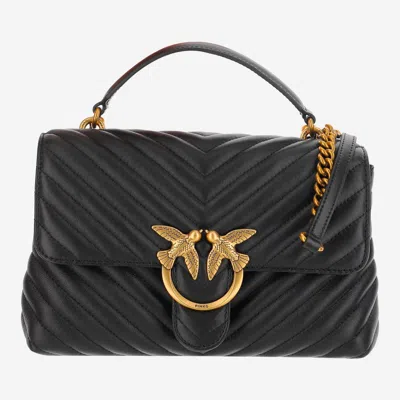 PINKO WOMEN BLACK LOVE LADY PUFF CLASSIC BAG, ONESIZE LUXURY SATCHELS FOR WOMEN DARVEYS