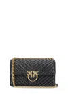 Pinko Black Love One Bag In Black