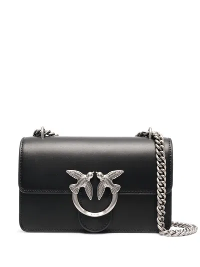 Pinko Black Love One Mini Shoulder Bag