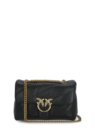 Pinko Black Love Puff Shoulder Bag