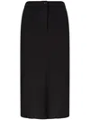 Pinko Fabric Stitch Midi Skirt With Back Slit
