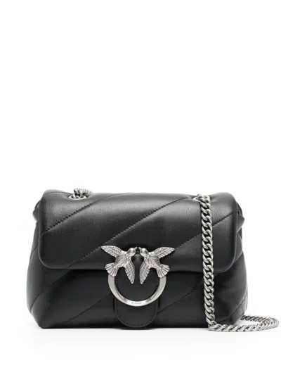 Pinko Black Mini Love Puff Bag
