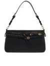 Pinko Mini Structured Studded Shoulder Bag In Black