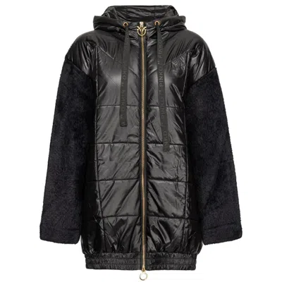 Pinko Nylon Jackets & Women's Coat In Black