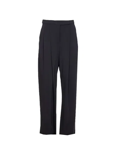 Pinko Black Pleated Straight Leg Trousers