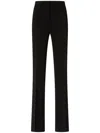 Pinko Flattering Tailored Trousers With Classic Waistband In Black