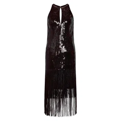 Pinko Black Polyester Dress