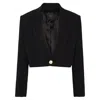 Pinko Woman Jacket Black Size 8 Polyester, Elastane In Black