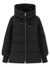 Pinko Black Quilted Jacket In Black