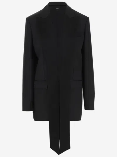Pinko Black Sash Blazer