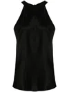 Pinko Satin Top With Bow