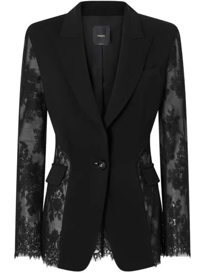 Pinko Black Single-breasted Blazer