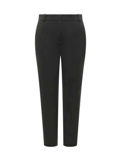 Pinko Black Straight Flat Front Pants