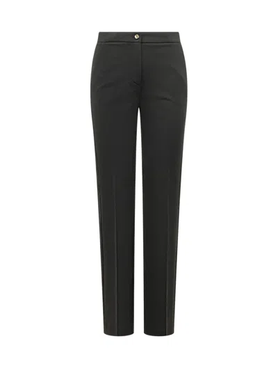 Pinko Black Straight Flat Front Pants