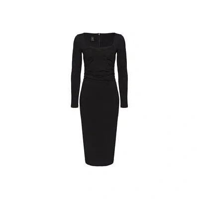 Pre-owned Pinko Black Viscose Dress
