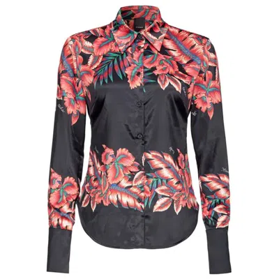 Pinko Black Viscose Shirt