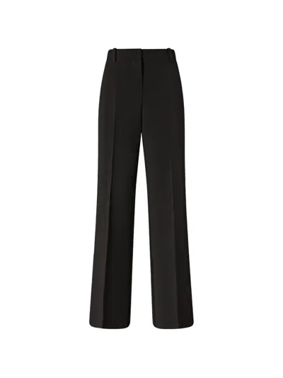 Pinko Black Wide-leg Trousers