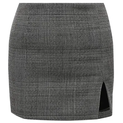 Pinko Black Wool Skirt