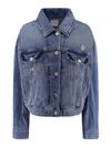 Pinko Gaborone Crop Fit Denim Jacket