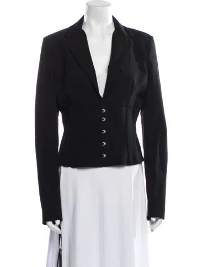 Pre-owned Pinko Blazer In Black