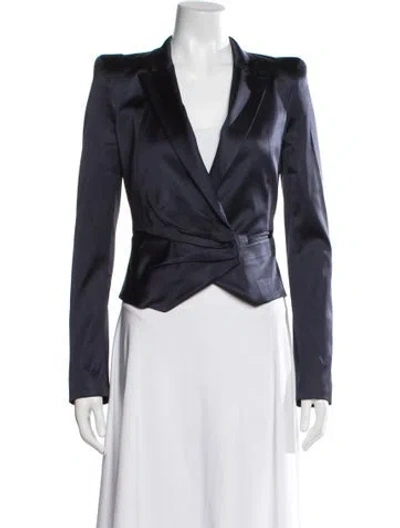 Pre-owned Pinko Blazer In Blue