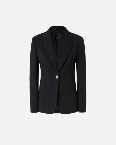 PINKO SINGLE-BREASTED TECHNICAL FABRIC BLAZER
