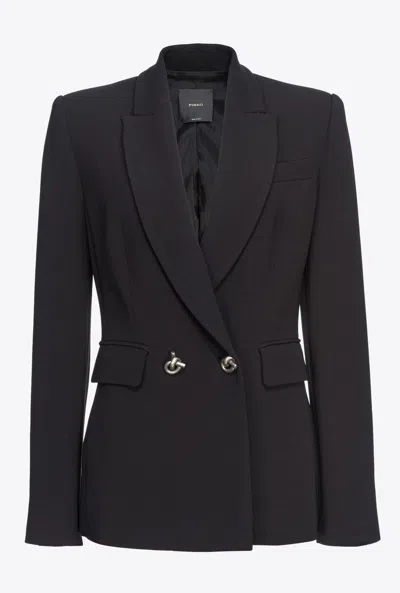 PINKO TECHNICAL CADY BLAZER WITH METAL BUTTONS