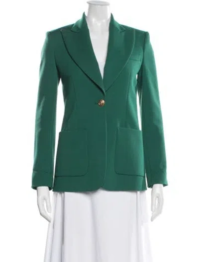 Pre-owned Pinko Blazer In Green