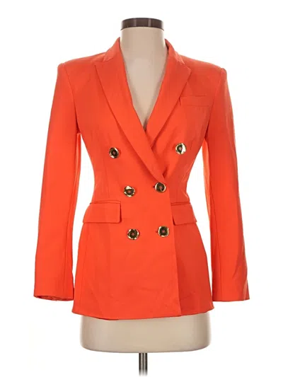 Pre-owned Pinko Blazer Jacket In Orange