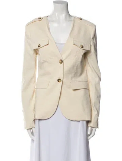 Pre-owned Pinko Blazer In Neutral
