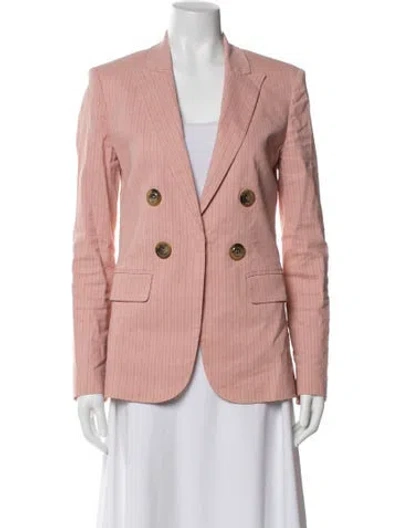 Pre-owned Pinko Blazer In Pink