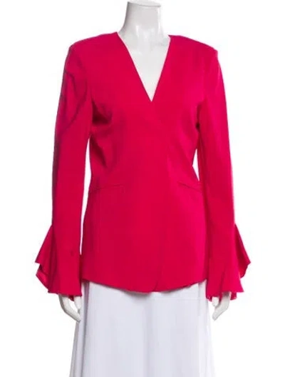 Pre-owned Pinko Blazer In Pink