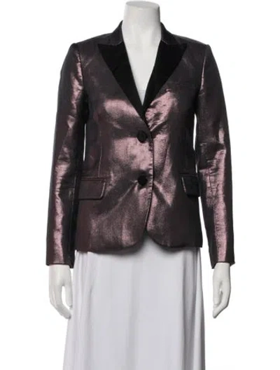 Pre-owned Pinko Blazer In Pink