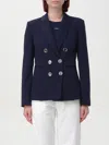 Pinko Blazer  Woman Color Blue In Blue