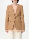 Pinko Blazer  Woman Color Brown In Brown