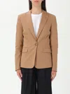 Pinko Blazer  Woman Color Brown In Brown