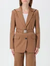 Pinko Blazer  Woman Color Brown In Braun