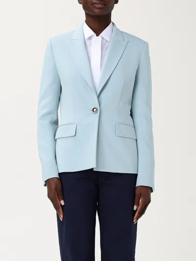 Pinko Blazer  Woman Color Gnawed Blue In アジュール