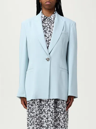 PINKO BLAZER PINKO WOMAN COLOR GNAWED BLUE,425431011