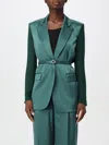 Pinko Blazer  Woman Color Green In Grün