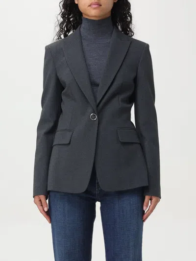 Pinko Blazer  Woman Color Grey In Grau
