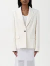 Pinko Woman Blazer White Size 6 Viscose, Polyamide, Elastane In White