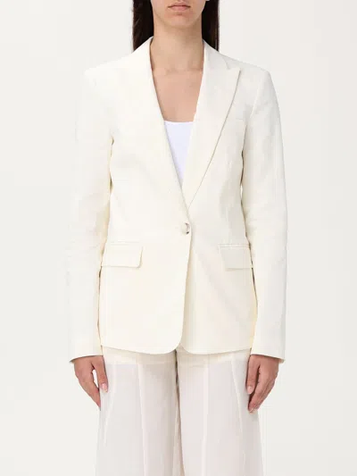 Pinko Single-breasted Blazer In White