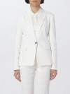 Pinko Equilibrata Linen Blazer In White