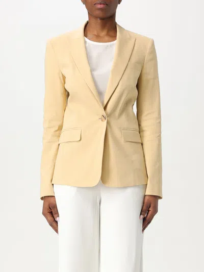 PINKO BLAZER PINKO WOMAN COLOR YELLOW,425459003