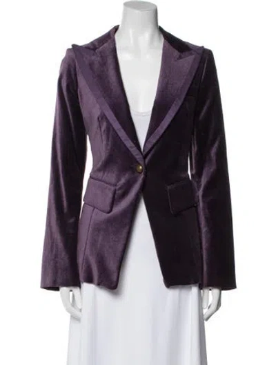 Pre-owned Pinko Blazer In Purple