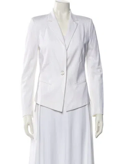 Pre-owned Pinko Blazer In White