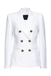 Pinko Tailored Jackets Gold Buttons In White