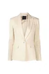 Pinko Tailored Jackets Featuring Back Vent In Beige